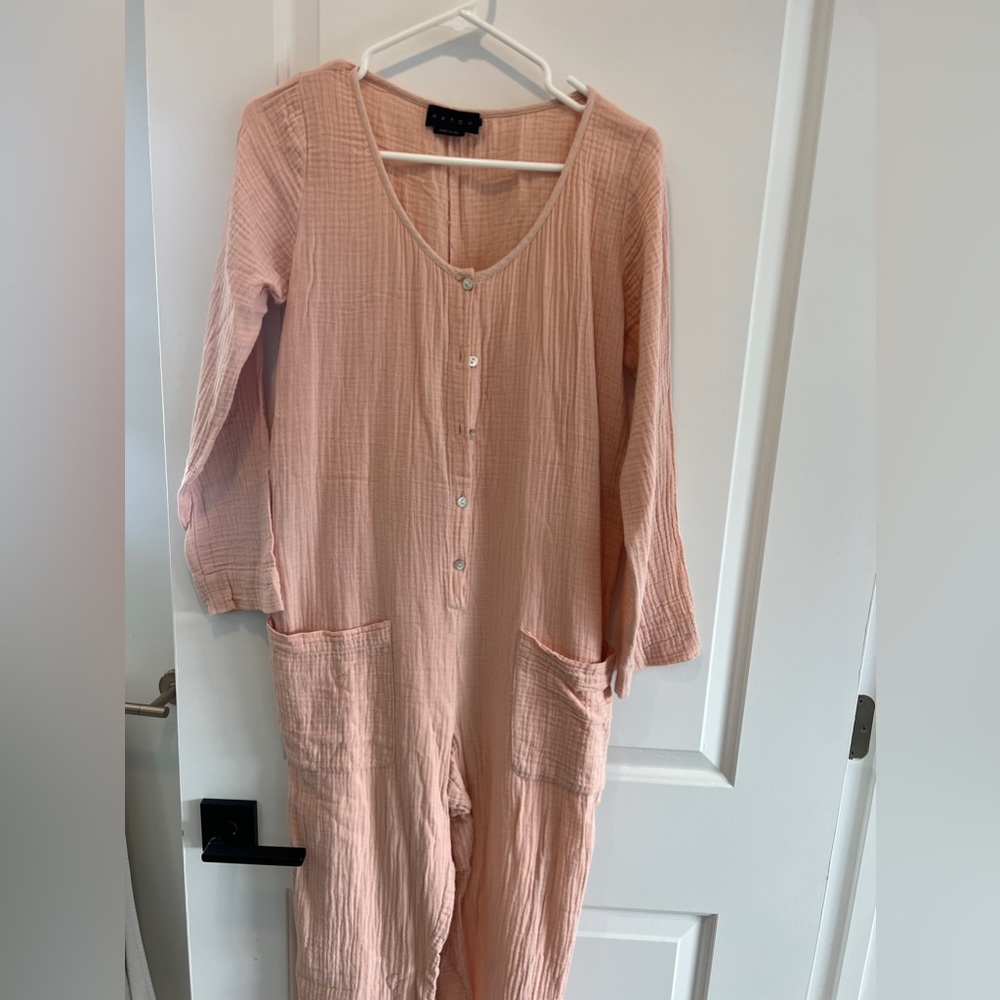 Hatch Collection 24/7 Feeding Jumpsuit -Blush Pink - Size 0